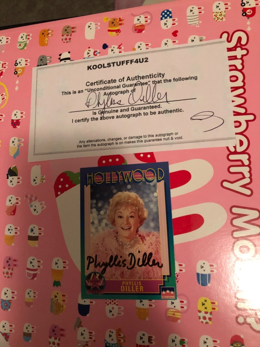 Phyllis diller autograph hand signed authentic COA - Picture 5 of 7